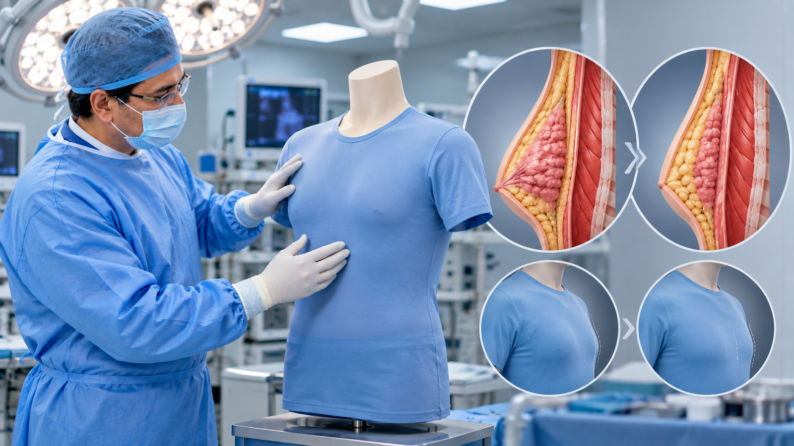 Revision gynecomastia surgery — correcting previous surgery complications and residual concerns